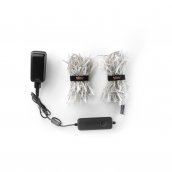 Tiras LED verticales 5m - Twinkly Icicle + BT + Wi-Fi con diodo AWW 190 piezas - led blanco