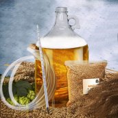 Set za pripremu piva - set za kuvanje (komplet za kuvanje piva)  3,8 litara (1 galon)  + recept