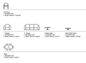 Garden furniture - Outdoor Set of elegant dining table + chairs for 6 people - Radeon