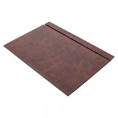 Accessori da ufficio - SET 8 pezzi - Pelle marrone di lusso (Hand Made)