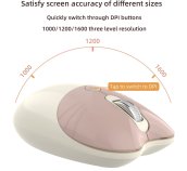 ワイヤレスマウスとキーボードセット Wifi - スタイリッシュなデザイン グリーン色