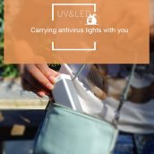 Mini UV light disinfection lamp 5W into pocket