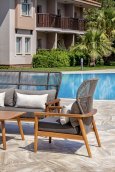 Garden seating - Outdoor furniture elegant set for 4 people for the terrace - Dada