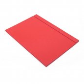 Conjunto de almofada de mesa de escritório 10 unidades para mesa de trabalho feminina (couro vermelho) - Feito à mão