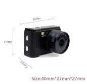 Mini spy kamera foto/video FULL HD 1080P + 1" mikro LCD displej (rozmery iba 4cm x 2,7cm)