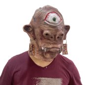 Cíclope - máscara facial para niños y adultos para Halloween o carnaval