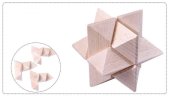 3D drvena slagalica za djecu i odrasle - Set od 9 drvenih slagalica