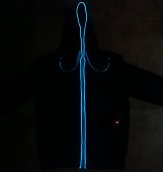 Moletom LED com fones de ouvido - Azul