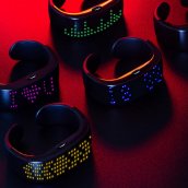 Pulsera luminosa LED multicolor - 9 modos a elegir