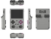 Retro game console handheld for children (Linux) - mini kids portable gaming 3,5" LCD 640x480px (64GB)