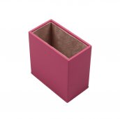 SET de mesa de escritorio de cuero rosa para mujer - 8 piezas accesorios de oficina (100% HECHO A MANO)