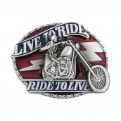 Live to ride - пряжка для ремня