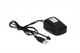 Τροφοδοσία USB inverter EL - Ευαίσθητο στον ήχο + Σταθερά φώτα για καλώδιο El
