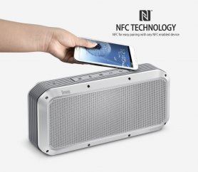 Voombox partido - altavoz portátil Bluetooth impermeable con 30W con la tecnología NFC