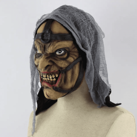 Strašljiva obrazna maska Ferryman - za otroke in odrasle za noč čarovnic ali karneval