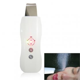 2 in 1 Portable Ultraschall Gesichtsreiniger + Peeling + Akne Remover