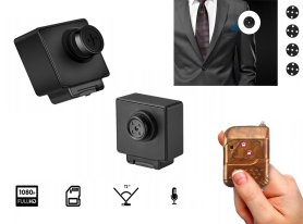 Kamera tombol Spy Mini FULL HD 1920*1080P - Video/Audio + kendali jarak jauh