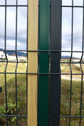 Remplissage plastique de treillis (clôture) et panneaux rigides PVC - Bandes 3D pour clôtures - Imitation bois