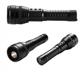 LED flashlight na may nakatagong BUONG HD Camera