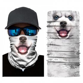 HUSKY bandana - Écharpe multifonctionnelle pour le visage ou la tête