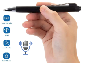 Pena perekam suara - Pena rekaman audio - mata-mata transmisi suara langsung digital melalui APP + masa pakai baterai hingga 9 hari