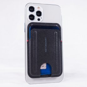 Минималистичен портфейл - Тънък и тънък портфейл с магнит за смартфон