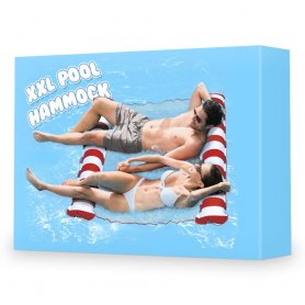 Schwimmbecken - Aufblasbare Wasserhängematte XXL 130 x 138 cm