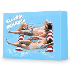 Plutitor piscina - Hamac gonflabil cu apa XXL 130x138 cm