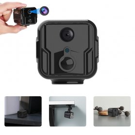 Sicherheits-IP-Kamera mit PIR-Sensor-Bewegungserkennung + FULL HD + WLAN + IR-LED + Scharnierhalter