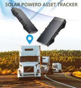 Solar-GPS-Tracker 4G – Echtzeit-Tracking + IP67 wasserdicht + 10.000 mAh Akku