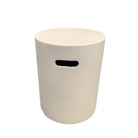 Gasflaschenhülle glatte Oberfläche - beige rund
