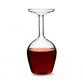 Upside down wine glass - inverted wine glass 350ml