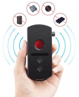 Bug Detector + GSM + WiFi + GPS Locators + Camera na may Flexible Gooseneck Sensor