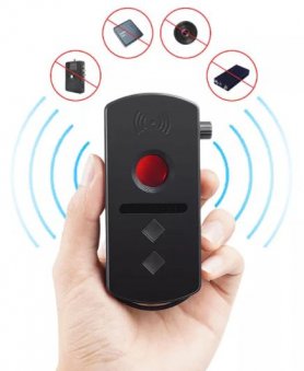 Bug Detector + GSM + WiFi + GPS Locators + Camera with Flexible Gooseneck Sensor