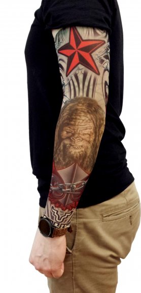 Tattoo sleeve - Bigfoot