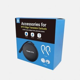 Custodia portatile + accessori per cuffie Timekettle WT2 Edge/W3 Translator