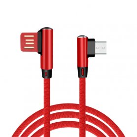 Cavo micro USB con connettore a 90 ° e lunghezza 1 m