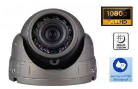 Kamera mundur FULL HD dengan 12 IR night vision hingga 10m + perlindungan IP68 + Audio