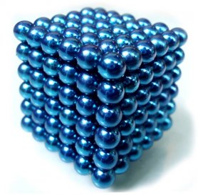 Magnet guličky - 5mm modré