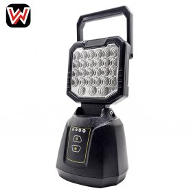 Rechargeable work light (Portable LED lamp) na may magnet 27W + IP65 + power bank 14400 mAh