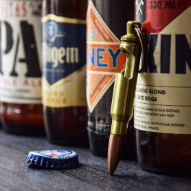Pambukas ng bote ng bala - Nakakatuwang pambukas ng keychain ng regalo sa hugis ng bala ng baril