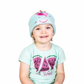 Baby headband with headphones - Unicorn