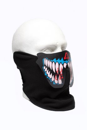 Podzemlje - zvočno aktivirana DJ maska za obraz