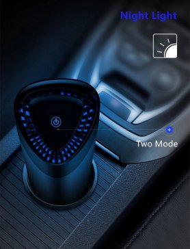 360 ° Ultrasonic humidifier dengan ionizer + pengisi daya USB