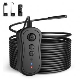 Cámara de drenaje Wi-Fi FULL HD con 6x luces LED para iOS y Android con cable de 15m + ZOOM + IP67