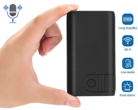Perekam audio WiFi dengan magnet - transmisi suara langsung melalui APP + masa pakai baterai hingga 9 bulan