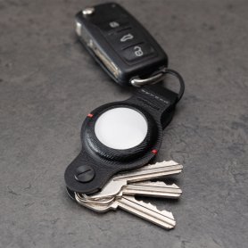 KeySmart Air - Кожаный bluetooth-органайзер на 5 ключей для Apple AirTag