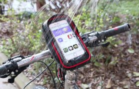 Étui pour téléphone portable de vélo étanche avec écran tactile en TPU jusqu'à 6 "