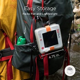 Lanternes solaires d'extérieur - lampe solaire de camping suspendue avec USB - Luminaid PackLite Nova