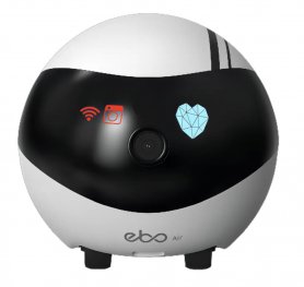 Mini robot bezpečnostní s kamerou FULL HD s IR+Laser - dálkově ovládaný Wifi přes P2P - Enabot EBO AIR